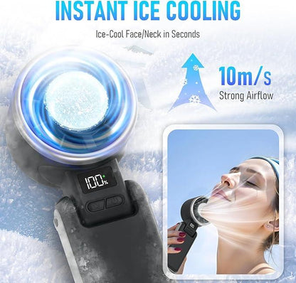 Ice Cooling Fan – Portable Handheld