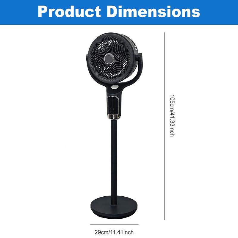 Air Circulator Fan, 8 Speeds Adjustable