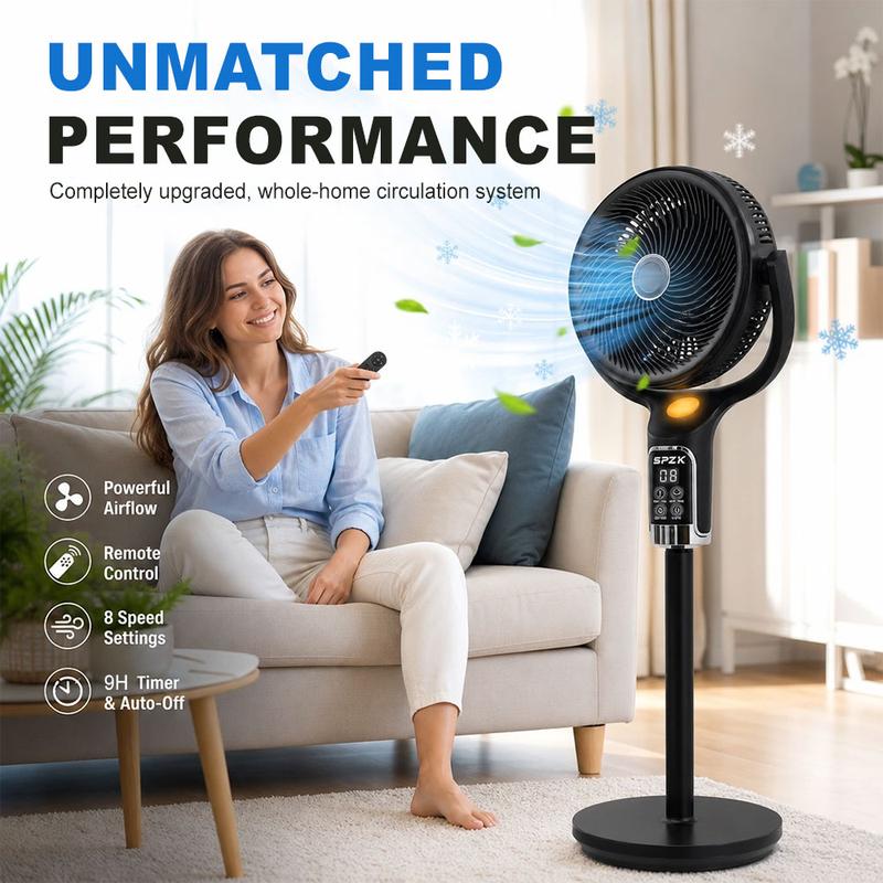 Air Circulator Fan, 8 Speeds Adjustable