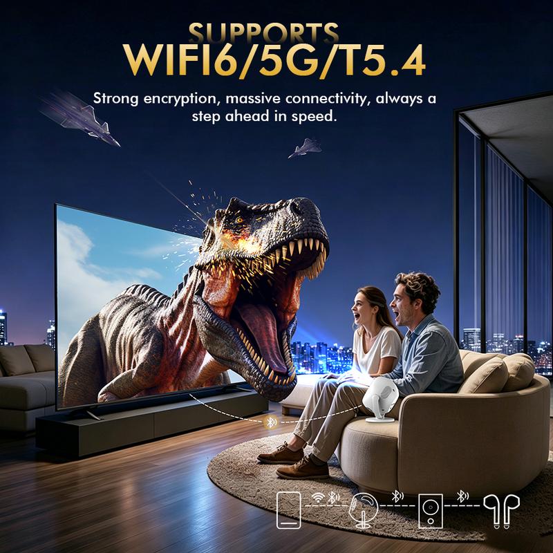 Mini Smart Portable Projector 4k HD